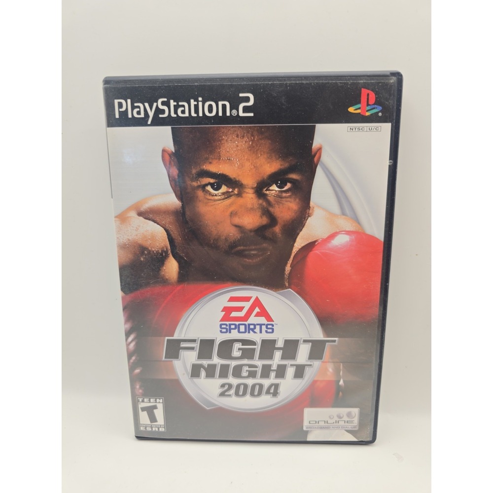 Fight Night 2004 (Sony PlayStation 2, PS2, 2004) CIB Complete w/ Manual & Case